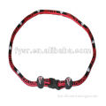 nylon fabric braided rope necklace baseball rope braided tornado necklace